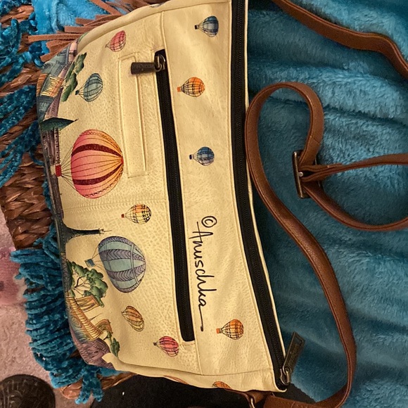Anuschka hand painted leather Boho Purse - Picture 8 of 14